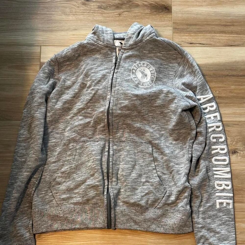Abercrombie-fitch Men's Grey Hoodie